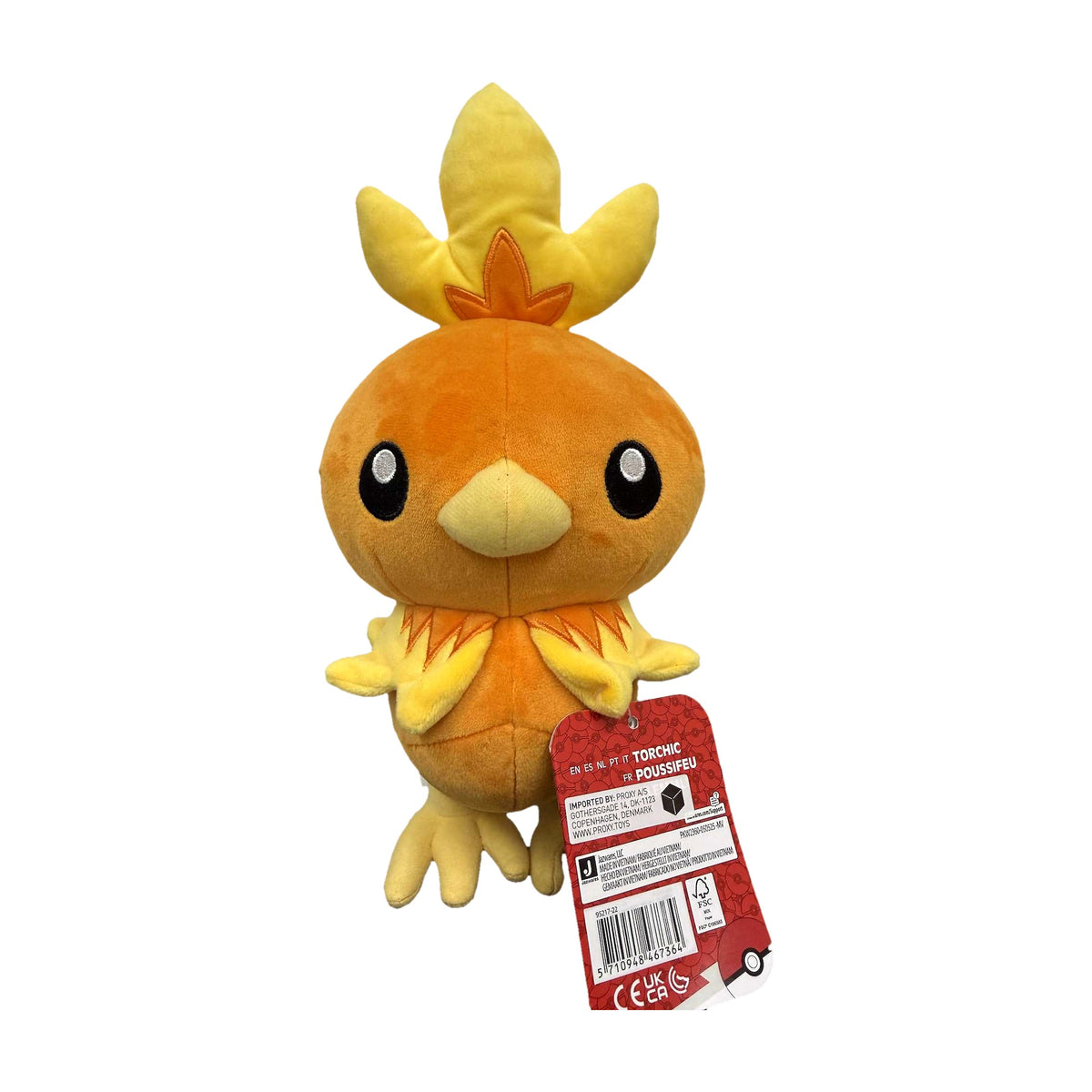 Pokémon-bamse – Torchic (mellomstor)