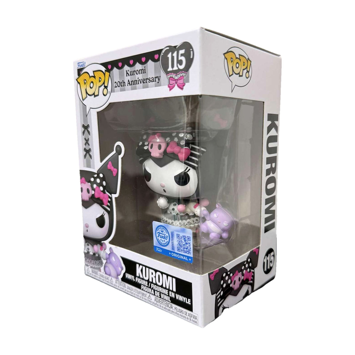 Funko Pop! Kuromi #115 i eske, fra høyre