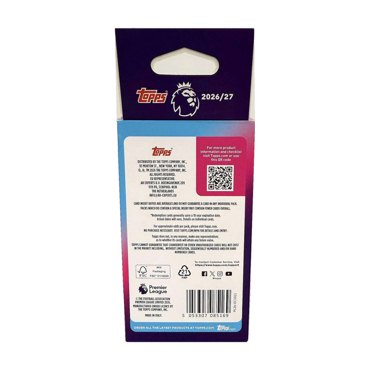 Topps Premier League 2026/27 Eco Pack (25 kort)