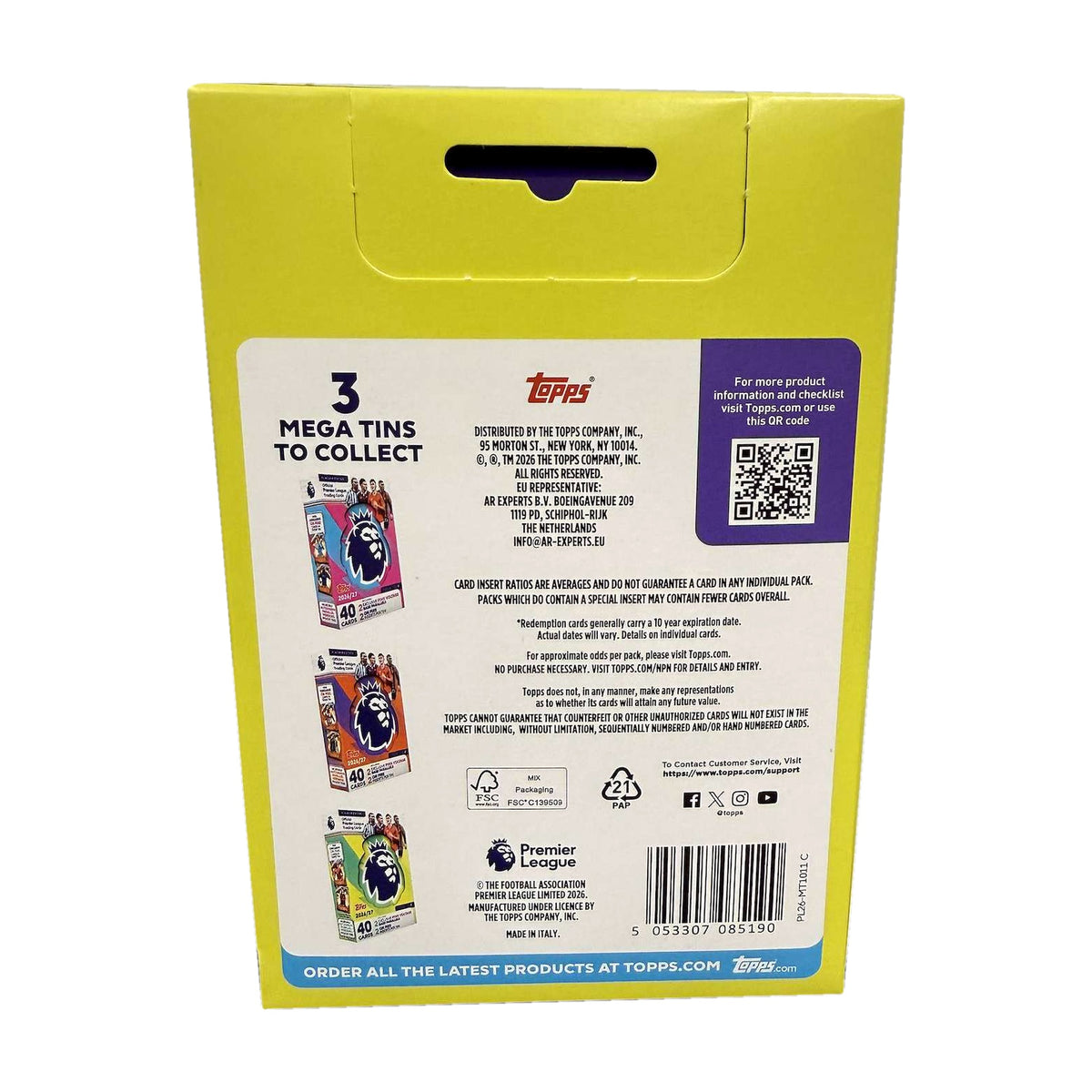 Topps Premier League 2026/27 Mega Tin 3