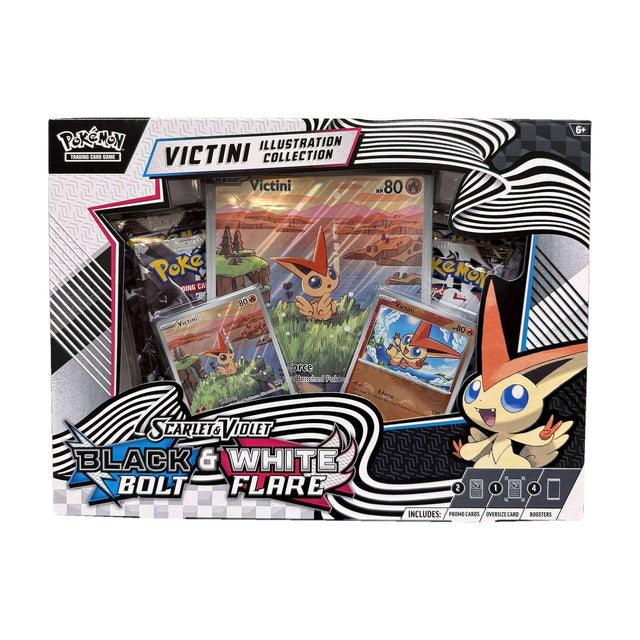 Black Bolt & White Flare Victini Illustration Collection